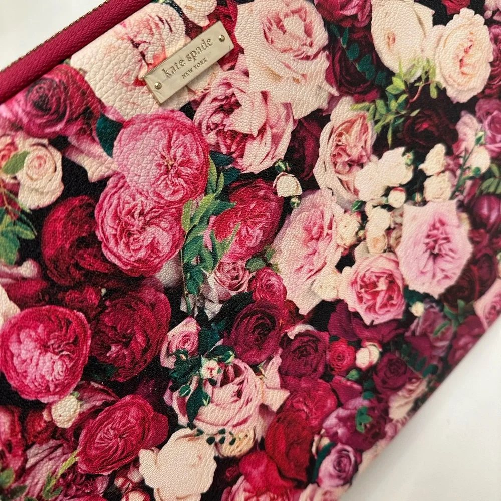 Kate Spade Pink and Red Floral Sleeve